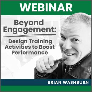 Design Training activities to boost performance