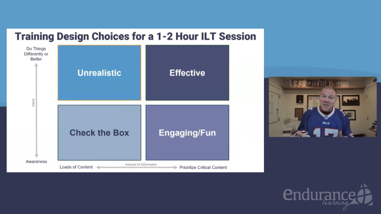 training webinar focused on improving training delivery