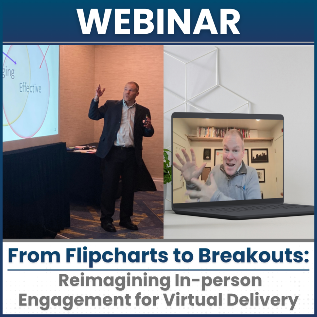 Reimagining In-person Engagement for Virtual Training Delivery